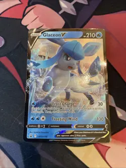 Glaceon V SWSH196 Sword & Shield Black Star Promo Pokemon NM - Image 1