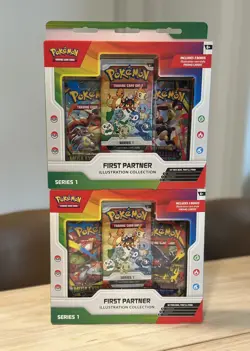 Pokemon - First Partner Illustration Collection - Series 1 - Lot of 2 - Sealed! - Image 1