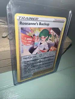 Roseanne's Backup 148/172 Brilliant Stars Reverse Holo Uncommon Pokemon TCG - Image 1
