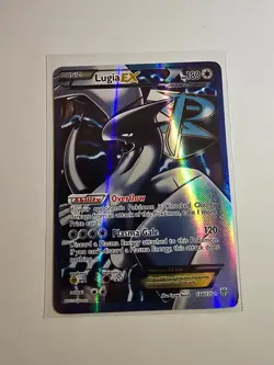 Pokemon Lugia EX 134/135 Black & White Plasma Storm Full Art Rare LP - Image 2