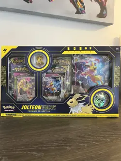 2022 Pokemon TCG Jolteon VMAX Premium Collection Box Factory Sealed - Image 1