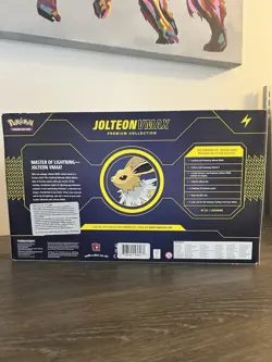 2022 Pokemon TCG Jolteon VMAX Premium Collection Box Factory Sealed - Image 2