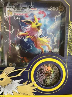 2022 Pokemon TCG Jolteon VMAX Premium Collection Box Factory Sealed - Image 3
