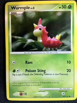 Wurmple 103/127 Platinum Pokemon English Non Holo 2009 - Image 1