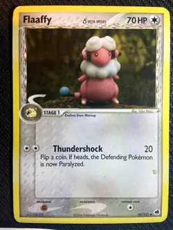 Flaaffy 30/101 Dragon Frontiers Pokemon English Non Holo 2006 - Image 1