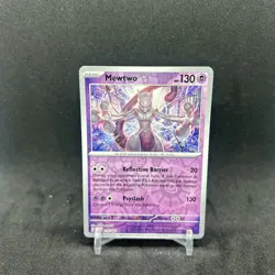 Mewtwo 150/165 Pokemon Scarlet & Violet 151 Reverse Holo Rare NM - Image 1