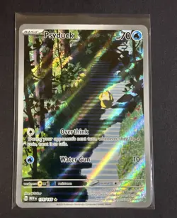 Pokemon TCG Psyduck 175/165 Scarlet & Violet 151 Illustration Rare Holo 2023 NM - Image 3