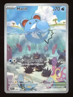 2023 Pokemon S&V Paldea Evolved Marill Secret Rare #204/193 - Image 1