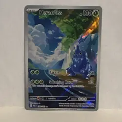 Pokemon Company Heracross Sv02: Paldea Evolved 194/193 Illustration Rare Holo - Image 1