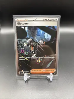 Pokemon TCG Giacomo 267/193 Paldea Evolved Holo Special Illustration - Image 1