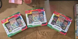 3x Pokemon First Partner Illustration Collection Series 1 SEALED IN HAND - Image 1