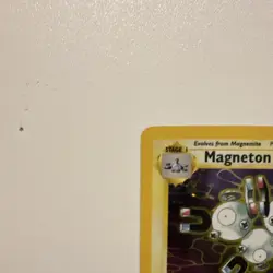 Pokemon Magneton Holo Rare Fossil 1999 80 HP Sonicboom 20 11/62 - Image 3