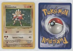 Hitmonchan Holo Pokemon Base Set #7 1999 - Image 3