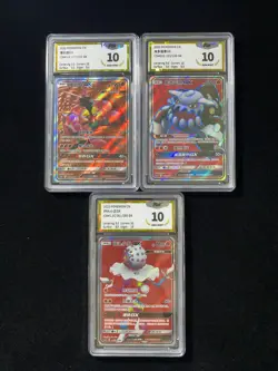 2023 Pokemon TCG S-Chinese Heatran GX CSM2cC 155/150 SR Holo PGS 10 Lot*3 LU57 - Image 1