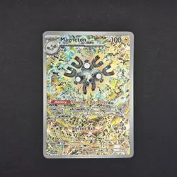 Pokemon TCG MAGNETON #159 SV Black Star PROMO Illustration Rare - Image 1