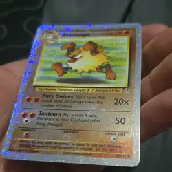 Pokemon Primeape 59/110 Legendary Collection Reverse Holo Uncommon 70 HP English - Image 2