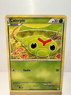 Caterpie 57/123 Common HeartGold & SoulSilver Pokemon Lightly Played - Image 1