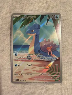 Pokemon TCG Misty's Lapras Destined Rivals 194/182 Illustration Rare - Image 1