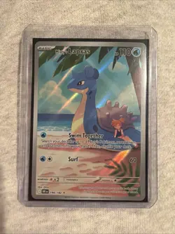 Pokemon TCG Misty's Lapras Destined Rivals 194/182 Illustration Rare - Image 4