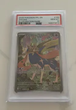 Zacian V TG21/30 Astral Radiance Ultra Rare Holo PSA 10 Pokemon TCG - Image 1