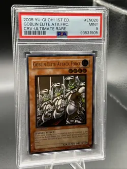 2005 YU-GI-OH! CRV-CYBERNETIC REVOLUTION #EN020 GOBLIN ELITE ATTACK FORCE PSA 9 - Image 1