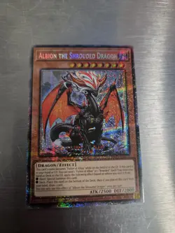 RA05-EN019 Albion the Shrouded Dragon Starlight Rare 1st Edition YuGiOh - Image 1