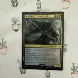 Mtg Magic Final Fantasy Foil Sephiroth Planet’s Heir Promo Card - Image 1