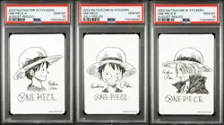 PSA10 WST/OP One Piece Luffy & Shanks Oda Eiichiro Shueisha Natsukomi 2022 - Image 1