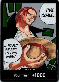 One Piece OP02 DON!! Paramount War - EXACT CARD PICTURED English - Image 1
