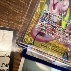 Monkey D. Luffy OP15 EB04-061 SEC ONE PIECE TCG ENGLISH NM with bonuses - Image 4