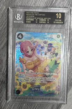 BGS 10 Black Label One Piece Rebecca Wings Of The Captain OP05-091 SP Japanese - Image 1