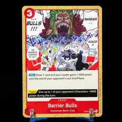 Barrier Bulls OP15-019 Adventure on Kami's Island Regular One Piece NM - Image 1