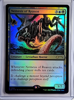 2023 MTG Magic the Gathering SLD Secret Lair Drop Foil #1302 Nemesis of Reason - Image 1