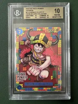 2025 ONE PIECE JPN PREMIUM COLLECTION ONE PIECE DAY'25 MONKEY D. LUFFY P BGS 10 - Image 1
