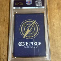 Namco Monkey D. Luffy OP11-058 Treasure Rare Foil Carrying on His Will PSA 8 - Image 5