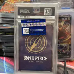 One Piece Carrying on His Will Wanted Poster Sabo OP13-120 Alternate Art PSA 10 - Image 5