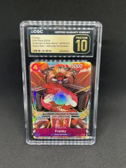 2024 ONE PIECE OP09-EMPERORS IN THE NEW WORLD ALTERNATE ART #072 FRANKY CGC 10.5 - Image 1