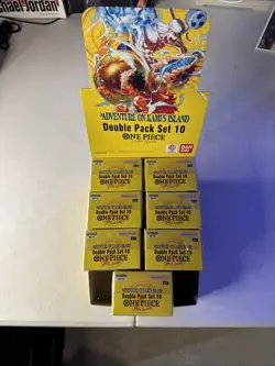 One Piece OP15: Adventure On Kamis Island Double Pack Set 10 English NEW SEALED - Image 1