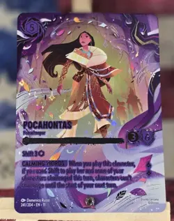 Disney Lorcana - Pocahontas - Peacekeeper (Iconic) 241/204 Winterspell - Image 1