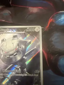 Pokemon TCG Steelix Full Art Rare Holo Card Evolutions 150/132 2016 - Image 3