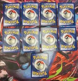 Pokemon Vintage Card Lot 9 Holos, Base Set, Fossil Set, Jungle Set, 1999 - Image 2