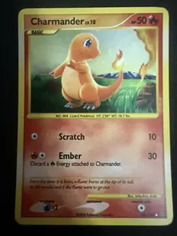 Pokemon Charmander TCG Stormfront Holo Card 101/100 Secret Rare MP - Image 1