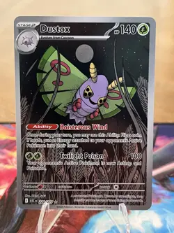 Dustox 220/217 Illustration Rare Ascended Heroes Pokemon Card Mint Condition - Image 3