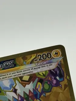 Pokemon TCG SV08 Surging Sparks Pikachu EX Hyper Rare Gold Holo Card 247/191 - Image 3