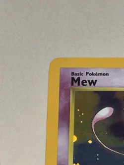 Pokemon Mew Promo Holo Card 09/53 Wotc Promo 2000 TCG SWIRL 🌀 - Image 4