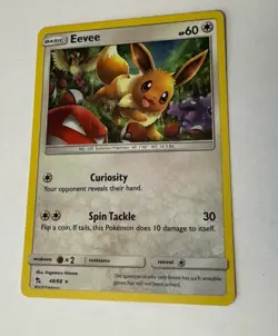 Pokemon Card Eevee 48/68 Hidden Fates Holo Rare 2019 NM-Mint - Image 1