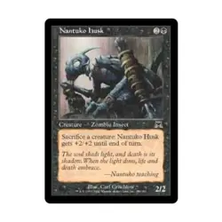 WOTC MtG Onslaught Nantuko Husk (C) (Foil) EX - Image 1