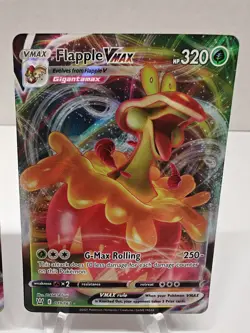 x2 Flapple VMAX SWSH05: Battle Styles 019/163 Ultra Rare Pokemon Card NM - Image 3