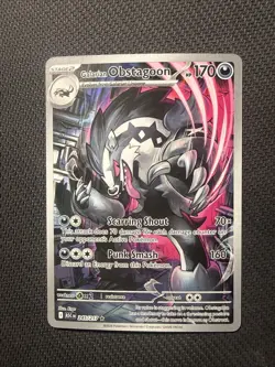 Pokemon TCG Galarian Obstagoon 245/217 Ascended Heroes Card Illustration Rare NM - Image 1