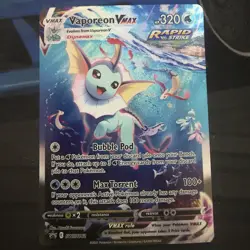 Vaporeon VMAX SWSH182 SWSH: Sword & Shield Promo Cards Holo NM+/Mint - Image 1